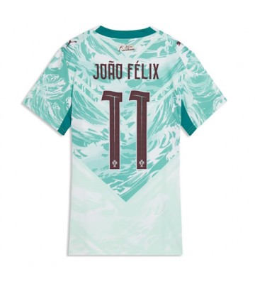 Portugal Joao Felix #11 Bortatröja Dam VM 2026 Kortärmad